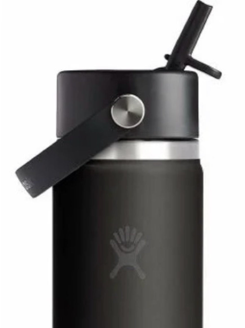 New 24oz Hydro Flask Matte Black Insulated Bottle